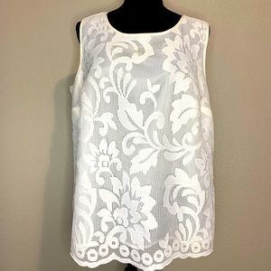 Lace tank top